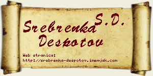 Srebrenka Despotov vizit kartica